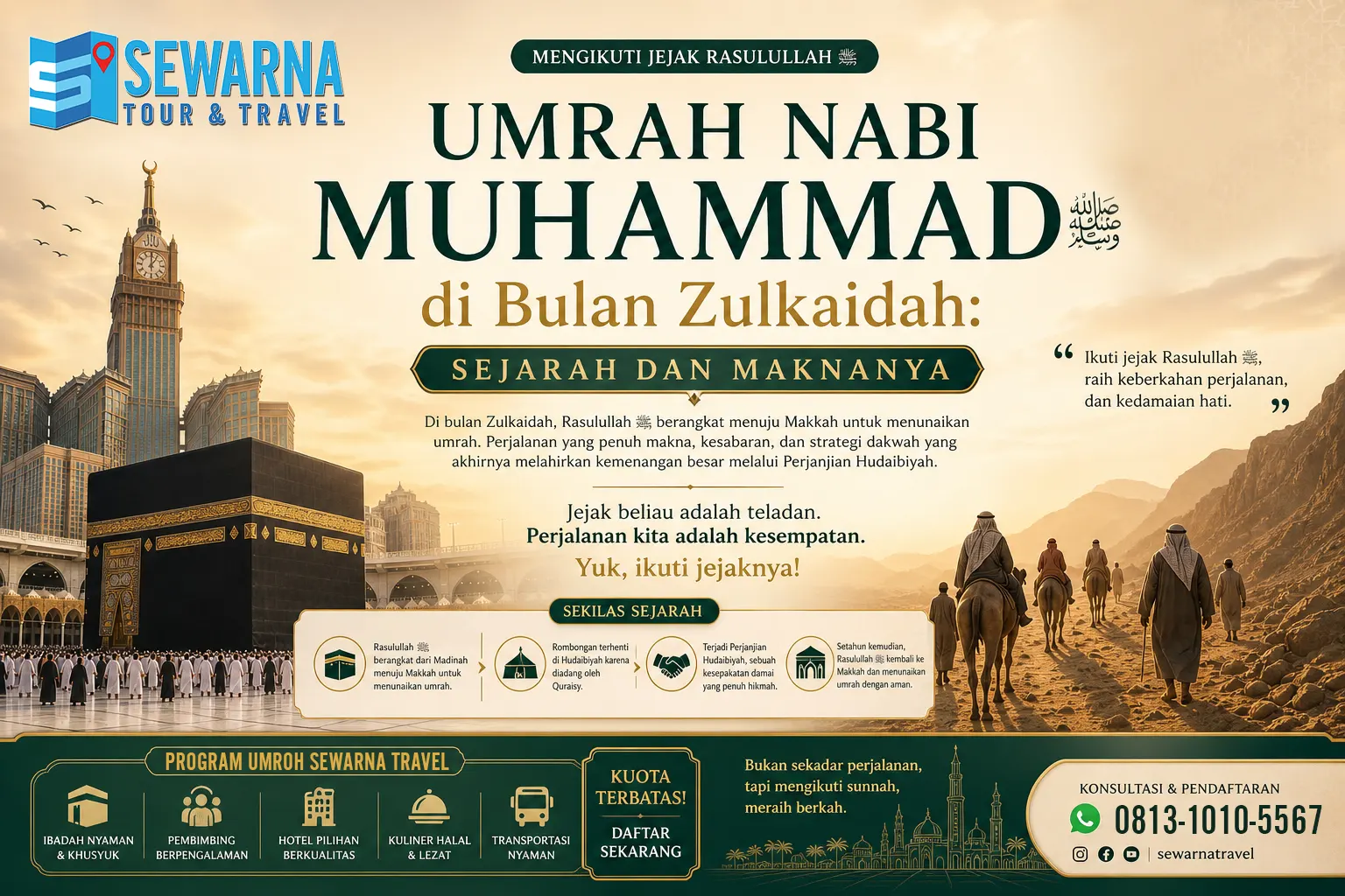 umrah nabi muhammad bulan zulkaidah